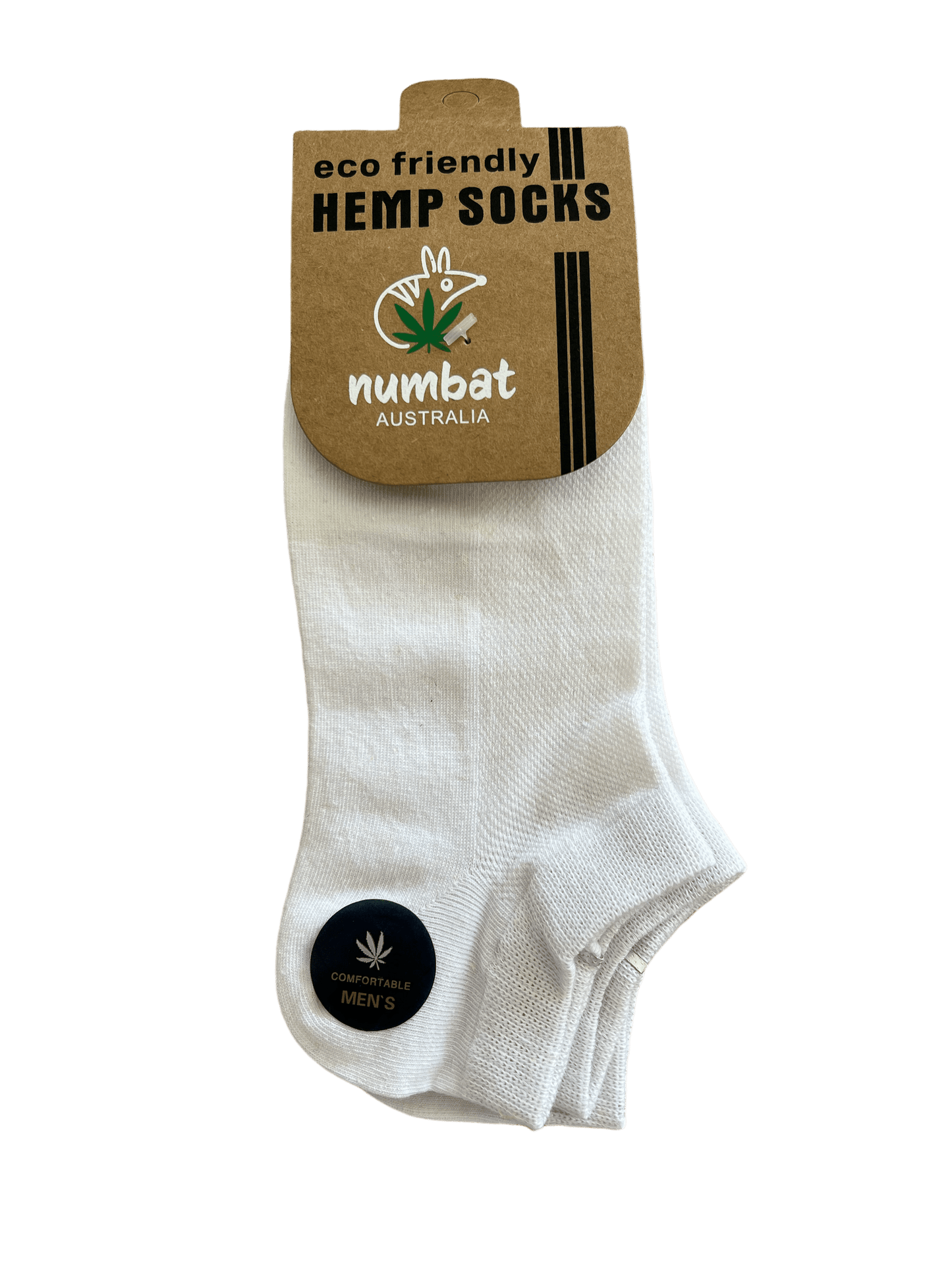 Numbat Australia Men’s Low Cut Hemp Socks - 2 Pack
