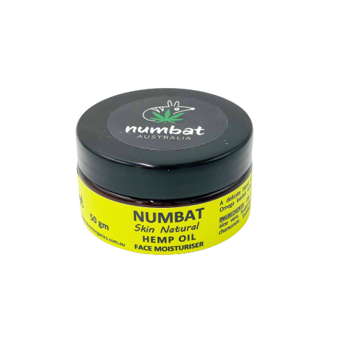 Numbat Skin Natural Hemp Oil Face Moisturiser - 50g