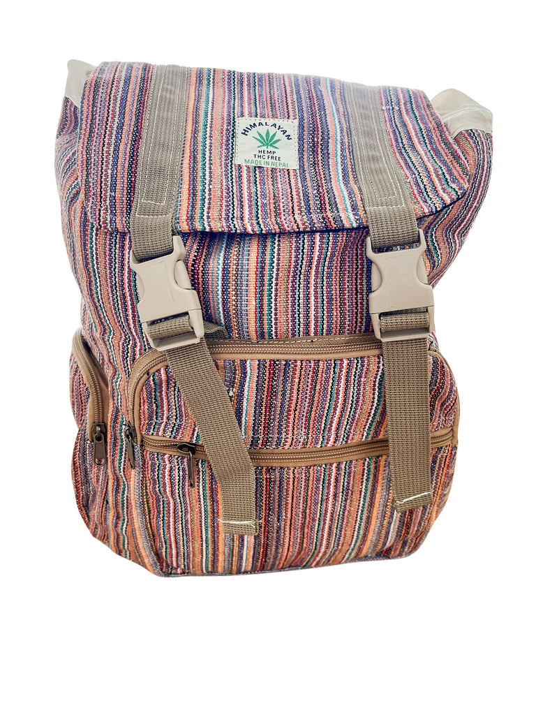Large Hemp Travel Backpack