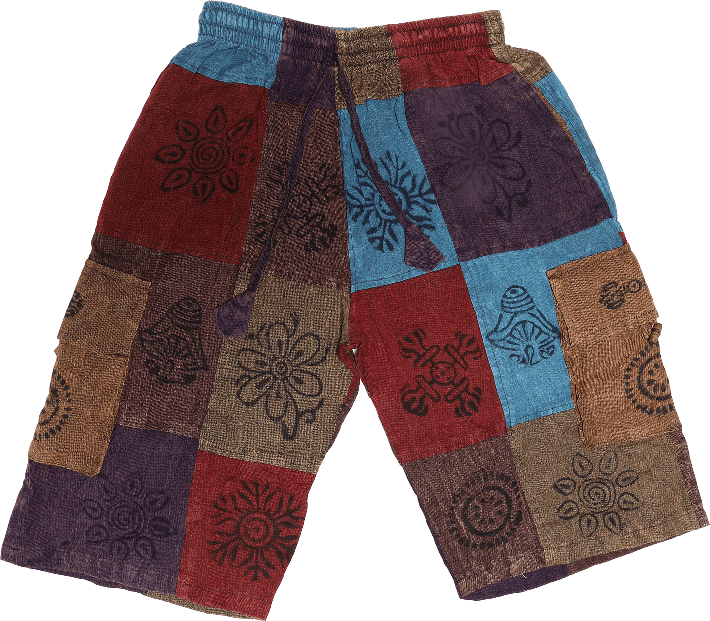 Numbat Australia Clothing 100% Cotton Mens PATCHWORK Cargo Shorts