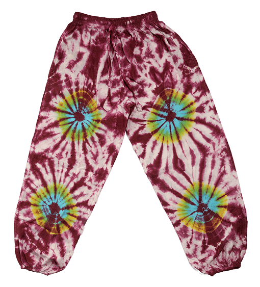 Numbat Australia Clothing 100% organic cotton tie dye UNISEX hippie pants