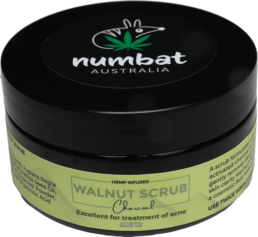 Numbat Australia Health Products Charcoal Walnut Scrub