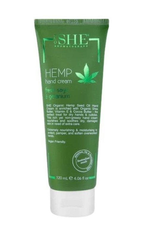 Numbat Australia SHE Organic Hemp Seed Oil Hand Cream - Fresh Sage and Geranium