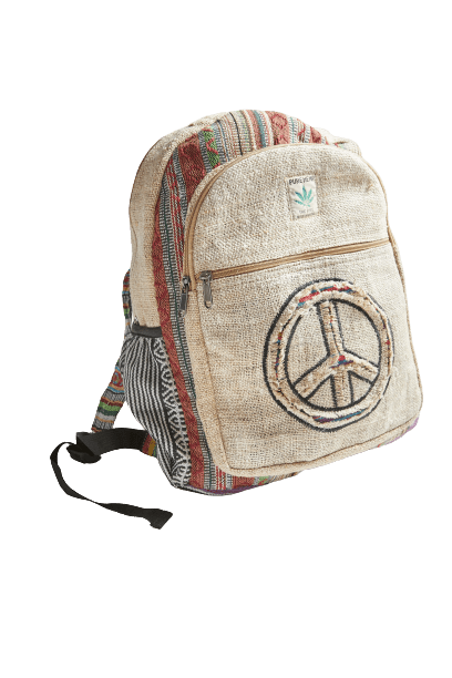 Numbat Australia Backpacks NUMBAT Peace Sign Hemp Backpack