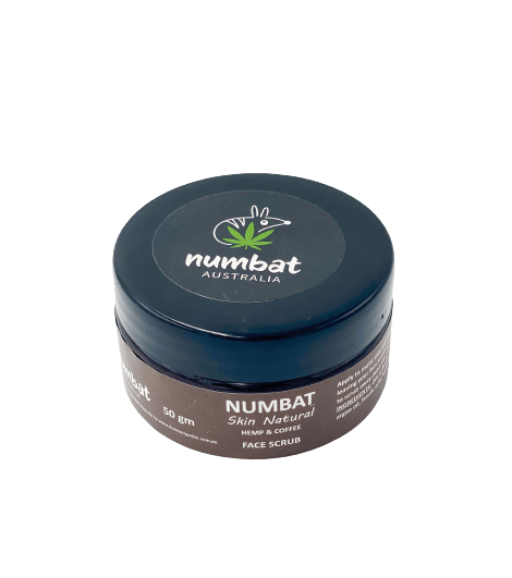 Numbat Australia Numbat Skin Natural Hemp & Coffee Face Scrub - 50g