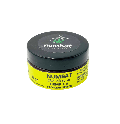 Numbat Australia Numbat Skin Natural Hemp Oil Face Moisturiser - 50g