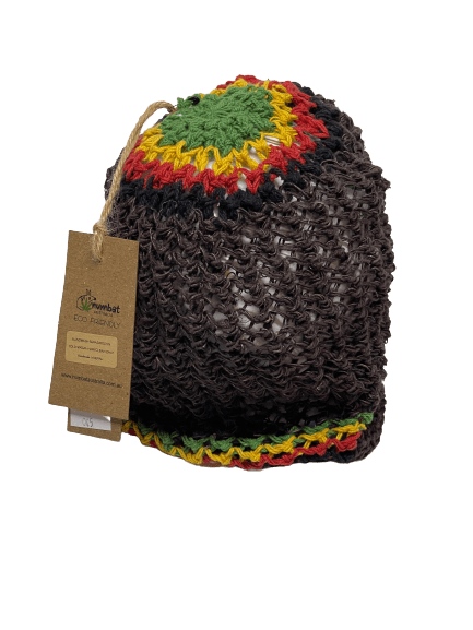 Numbat Australia Rasta Hemp Roll Hat